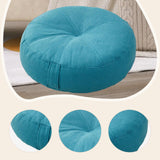 Maxbell Round Floor Pillow Premium Small for Yoga Sofa Bed Adults Kids Floor Seating Blue