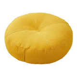 Maxbell Round Floor Pillow Premium Small for Yoga Sofa Bed Adults Kids Floor Seating Yellow