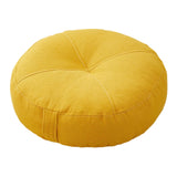 Maxbell Round Floor Pillow Premium Small for Yoga Sofa Bed Adults Kids Floor Seating Yellow