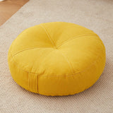 Maxbell Round Floor Pillow Premium Small for Yoga Sofa Bed Adults Kids Floor Seating Yellow