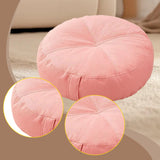 Maxbell Round Floor Pillow Premium Small for Yoga Sofa Bed Adults Kids Floor Seating Pink