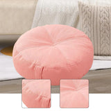 Maxbell Round Floor Pillow Premium Small for Yoga Sofa Bed Adults Kids Floor Seating Pink