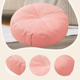 Maxbell Round Floor Pillow Premium Small for Yoga Sofa Bed Adults Kids Floor Seating Pink