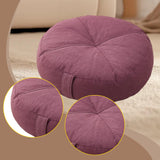 Maxbell Round Floor Pillow Premium Small for Yoga Sofa Bed Adults Kids Floor Seating Violet