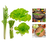Maxbell Artificial Vegetable Centerpiece Dining Room Shop Party Simulation Vegetable Celery 39x5cm