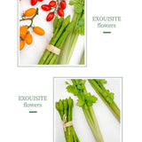 Maxbell Artificial Vegetable Centerpiece Dining Room Shop Party Simulation Vegetable Asparagus 20x6cm