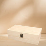 Maxbell Wood Storage Box Jewelry Display Box Case DIY with Lid for Jewelry Bracelets
