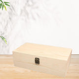 Maxbell Wood Storage Box Jewelry Display Box Case DIY with Lid for Jewelry Bracelets