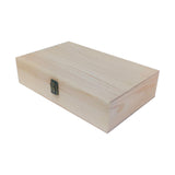 Maxbell Wood Storage Box Jewelry Display Box Case DIY with Lid for Jewelry Bracelets