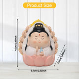 Maxbell Miniature Buddhist Statue Fengshui Decoration for Office Living Room Bedroom Guan Yin