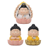 Maxbell Miniature Buddhist Statue Fengshui Decoration for Office Living Room Bedroom Guan Yin
