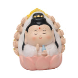 Maxbell Miniature Buddhist Statue Fengshui Decoration for Office Living Room Bedroom Guan Yin