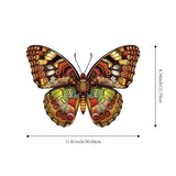 Maxbell Metal Butterfly Wall Decor Balcony Patio Garden Butterfly Hanging Wall Decor