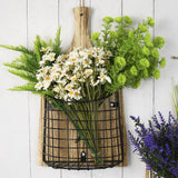 Maxbell Wall Hanging Basket Hanging Organizer for Patio Housewarming Gift Restaurant Square Black