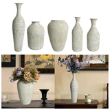 Maxbell Ceramic Flower Vase Stylish Desk Party Rustic Pottery Vase Housewarming Gift A