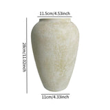 Maxbell Ceramic Flower Vase Stylish Desk Party Rustic Pottery Vase Housewarming Gift E