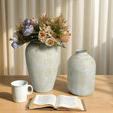 Maxbell Ceramic Flower Vase Stylish Desk Party Rustic Pottery Vase Housewarming Gift E