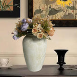 Maxbell Ceramic Flower Vase Stylish Desk Party Rustic Pottery Vase Housewarming Gift E