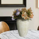 Maxbell Ceramic Flower Vase Stylish Desk Party Rustic Pottery Vase Housewarming Gift E