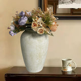 Maxbell Ceramic Flower Vase Stylish Desk Party Rustic Pottery Vase Housewarming Gift E