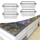 Maxbell 4Pcs Freezer Organizer Bins Food Organization Deep for Office Fridge Closets