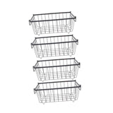 Maxbell 4Pcs Freezer Organizer Bins Food Organization Deep for Office Fridge Closets