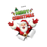 Maxbell Santa Toilet Lid Decal Funny Waterproof Toilet Decoration Holiday Decoration