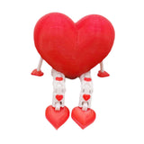 Maxbell Valentine's Day Heart Sign Plaques Tiered Tray Decor for Party Shelf Kitchen