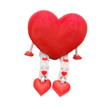 Maxbell Valentine's Day Heart Sign Plaques Tiered Tray Decor for Party Shelf Kitchen
