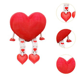 Maxbell Valentine's Day Heart Sign Plaques Tiered Tray Decor for Party Shelf Kitchen