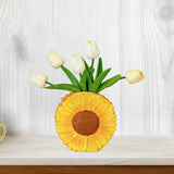 Maxbell Flower Vase Decor Ornament Modern Organizer Plant Holder for Desk Table Home