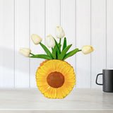 Maxbell Flower Vase Decor Ornament Modern Organizer Plant Holder for Desk Table Home