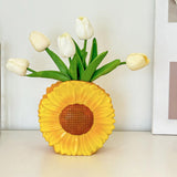Maxbell Flower Vase Decor Ornament Modern Organizer Plant Holder for Desk Table Home