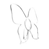 Maxbell Butterfly Vase Clear Lightweight Home Decor for Bedroom Desktop Coffee Table