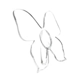 Maxbell Butterfly Vase Clear Lightweight Home Decor for Bedroom Desktop Coffee Table