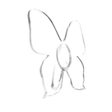 Maxbell Butterfly Vase Clear Lightweight Home Decor for Bedroom Desktop Coffee Table