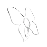 Maxbell Butterfly Vase Clear Lightweight Home Decor for Bedroom Desktop Coffee Table