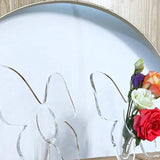 Maxbell Butterfly Vase Clear Lightweight Home Decor for Bedroom Desktop Coffee Table