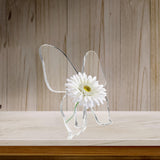 Maxbell Butterfly Vase Clear Lightweight Home Decor for Bedroom Desktop Coffee Table