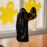 Maxbell Hell Mailman Lantern Ornament Realistic Ghost Statue for Bedroom Lawn Home Black