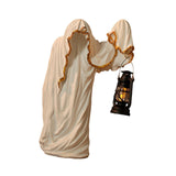 Maxbell Hell Mailman Lantern Ornament Realistic Ghost Statue for Bedroom Lawn Home White