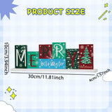 Maxbell Wooden Table Sign Thanksgiving Day Christmas Decor for Party Supplies Indoor