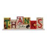 Maxbell Wooden Table Sign Thanksgiving Day Christmas Decor for Party Supplies Indoor
