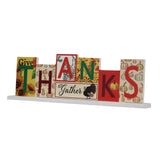 Maxbell Wooden Table Sign Thanksgiving Day Christmas Decor for Party Supplies Indoor
