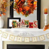 Maxbell Wooden Table Sign Thanksgiving Day Christmas Decor for Party Supplies Indoor