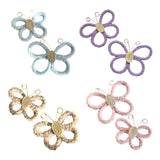 Maxbell 2Pcs Butterfly Wall Art Decor Boho Modern Art Crafts for Home Nursery Office Khaki