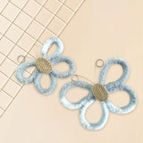 Maxbell 2Pcs Butterfly Wall Art Decor Boho Modern Art Crafts for Home Nursery Office Blue