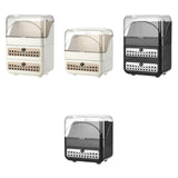 Maxbell Makeup Organizer Clear Lid Cosmetics Organizer for Bathroom Countertop Women Cream 3 Tier