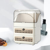 Maxbell Makeup Organizer Clear Lid Cosmetics Organizer for Bathroom Countertop Women Cream 3 Tier