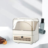 Maxbell Makeup Organizer Clear Lid Cosmetics Organizer for Bathroom Countertop Women Cream 2 Tier